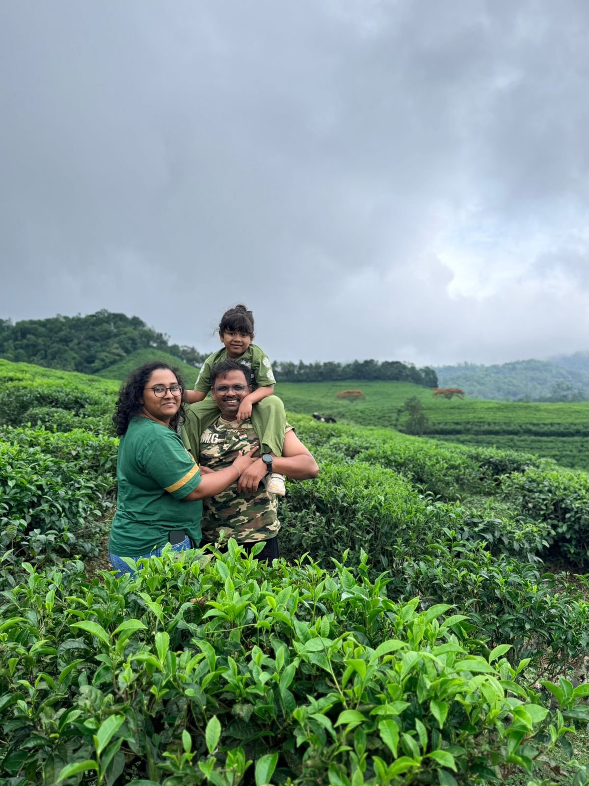 Tea plantation landscape for a sightseeing visit from Thekkady